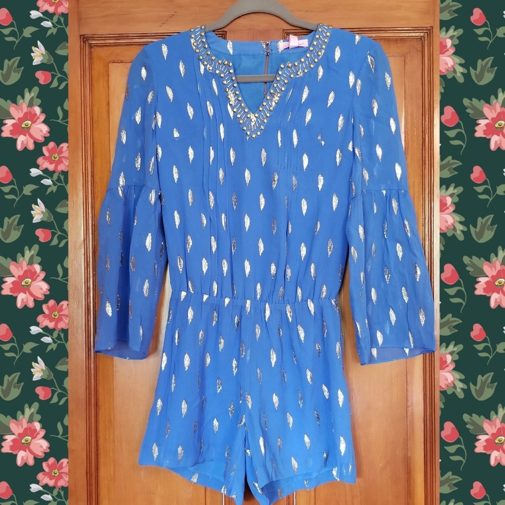 Ariele Silk Lilly Pulitzer Romper NWT
